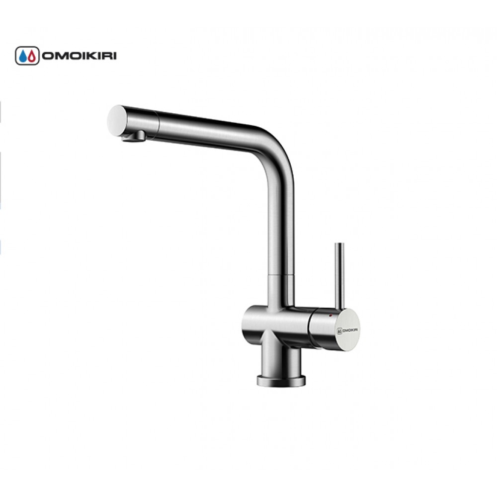 Кухонный смеситель OMOIKIRI KORIYAMA нержавеющая сталь