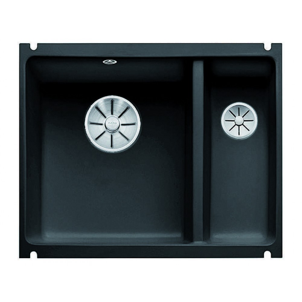 Blanco Subline 350/150-U ceramic PuraPlus InFino