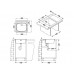 ALVEUS BASIC 130 NAT-60 465X465 1X нерж.сталь мойка Techniston