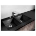 Blanco SUBLINE 400-U SILGRANIT PuraDur черный с отв.арм. InFino Techniston Blanco SUBLINE 400-U SILGRANIT PuraDur черный с отв.арм. InFino Techniston