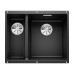 Blanco SUBLINE 340/160-U SILGRANIT PuraDur черный (чаша справа) с отв.арм. InFino Techniston Blanco SUBLINE 340/160-U SILGRANIT PuraDur черный (чаша справа) с отв.арм. InFino Techniston