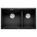 Blanco SUBLINE 430/270-U SILGRANIT PuraDur черный c отв.арм. InFino Techniston