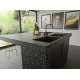 Кварцевый агломерат Taurus Terazzo Black Technistone Technistone (Технистоун)